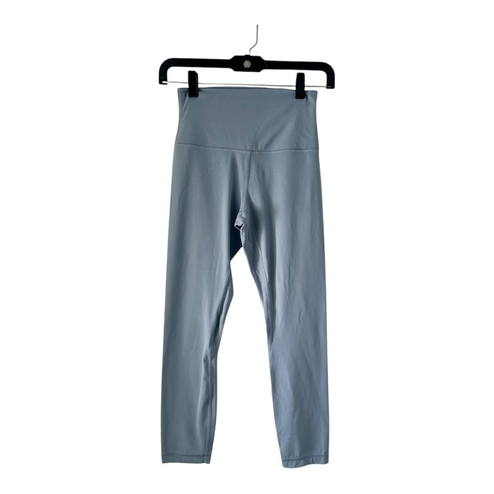 Lululemon High-Waisted Leggings - Pwbe Powder Blue Size 4 - Picture 12 of 13